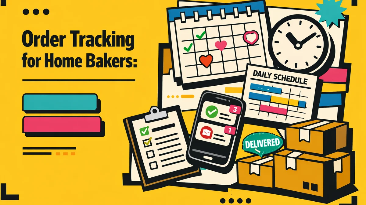 Order Tracking for Home Bakers: Never Miss a Deadline